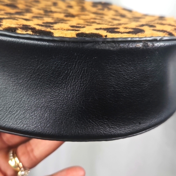 Lulus Animal Print Calf Hair Crossbody - Picture 4 of 7